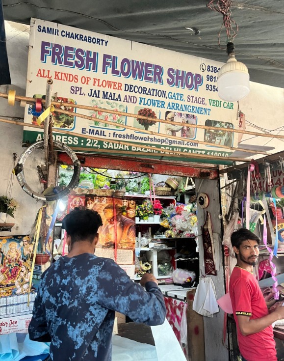 Fresh flowers shop